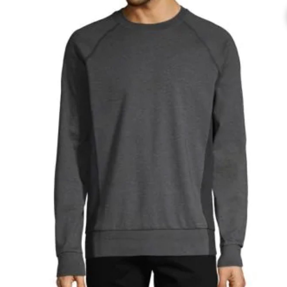 Hugo Boss Grey Cotton Pullover Crewneck sweatshirt XL